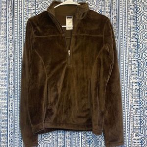 Patagonia Brown Quarter zip